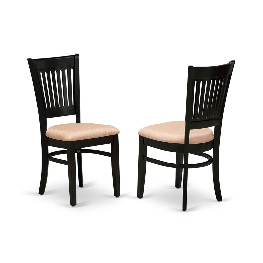 Dining Table - Dining Chairs NFVA5 - BLK - C By East West Furniture | Dining Sets | Modishstore - 4
