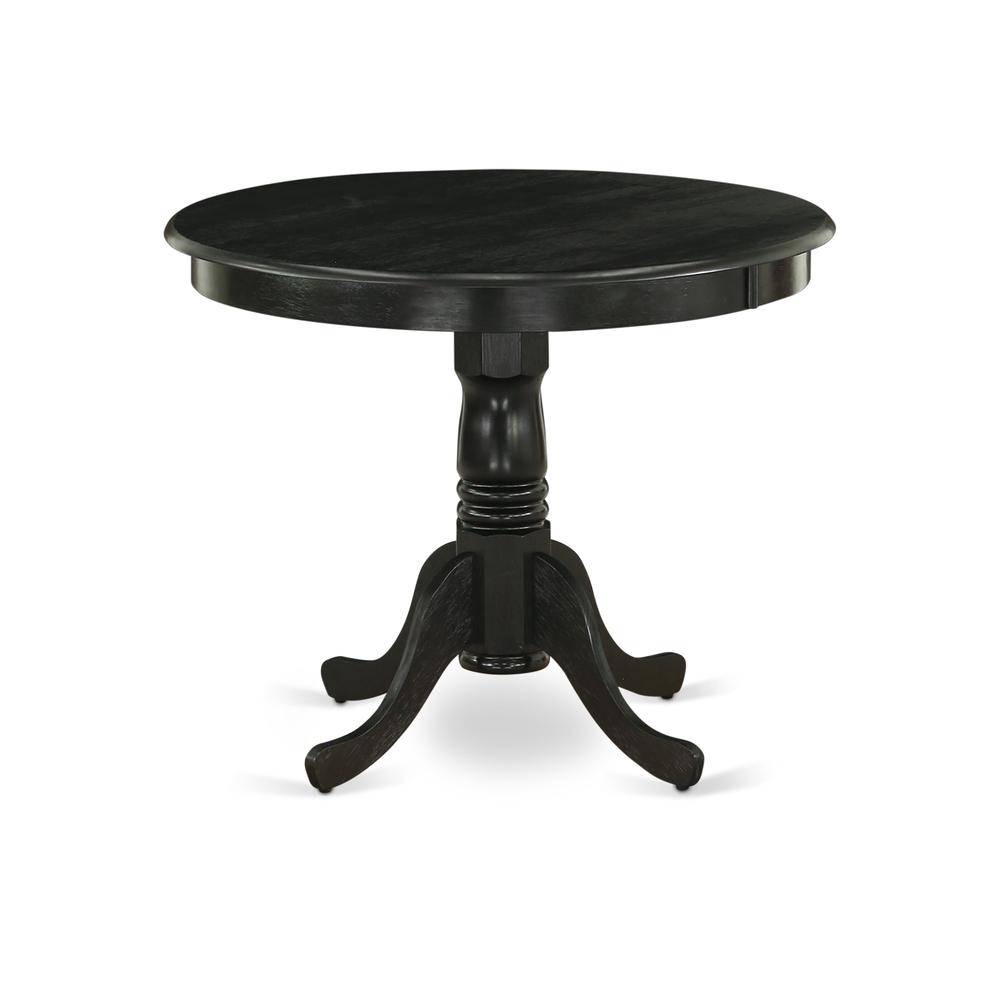 Dining Table Wirebrushed Black ANT-ABK-TP By East West Furniture | Dining Tables | Modishstore