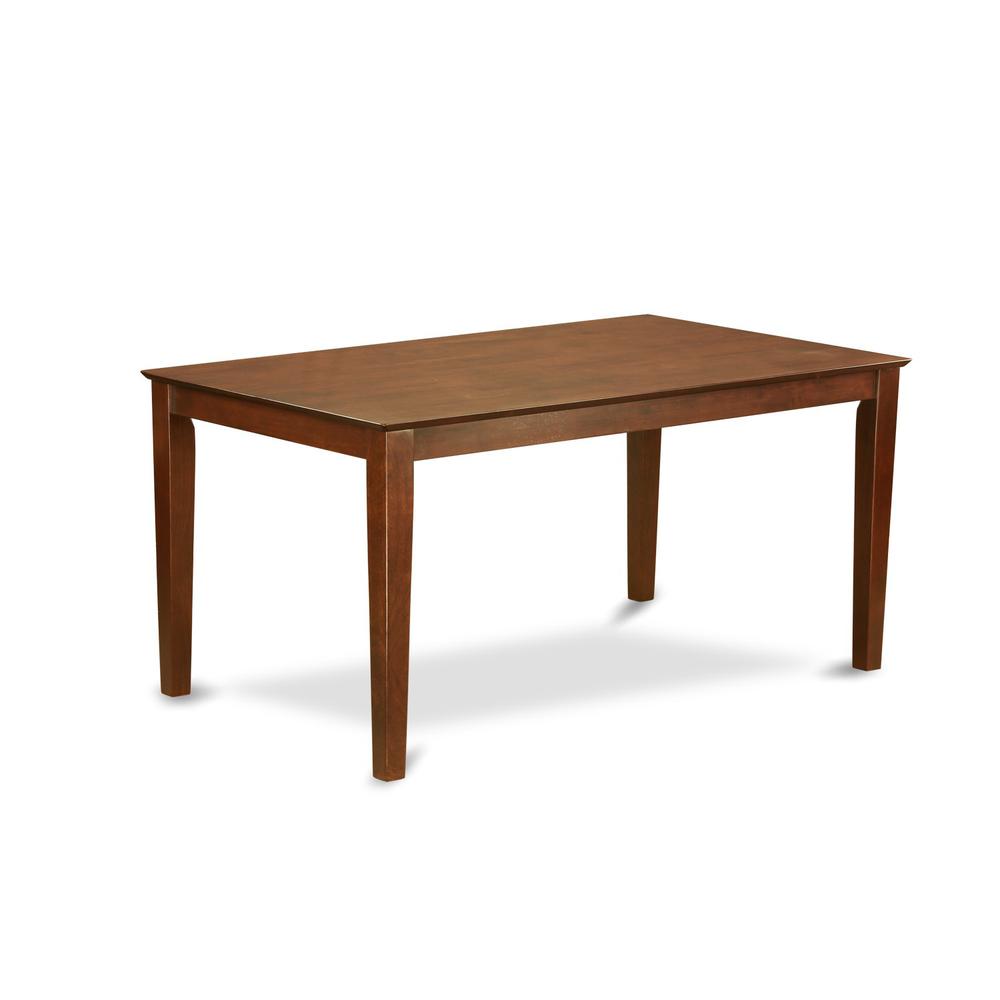 Capri Rectangular Dining Table With Solid Wood Top In Cappuccino Finish By East West Furniture | Dining Tables | Modishstore - 5