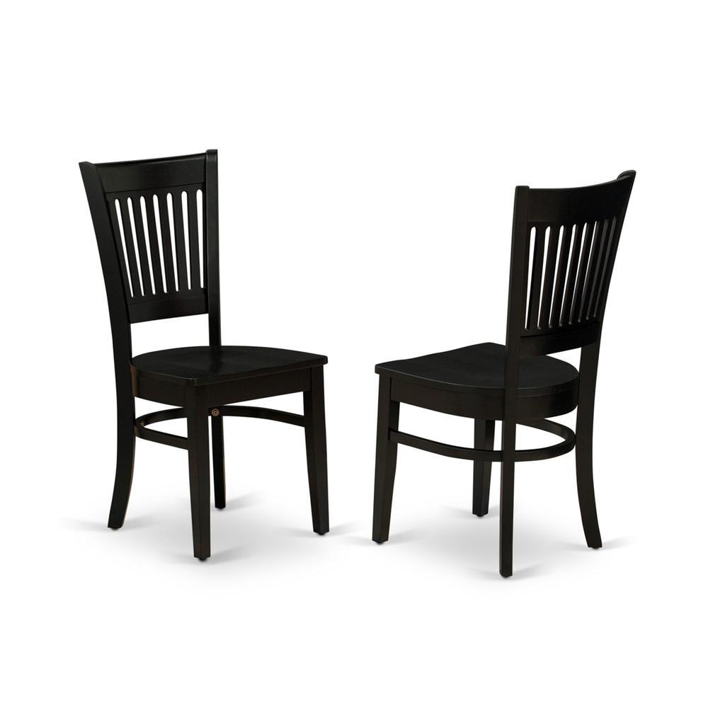 Dining Table - Dining Chairs NFVA5 - BLK - W By East West Furniture | Dining Sets | Modishstore - 4