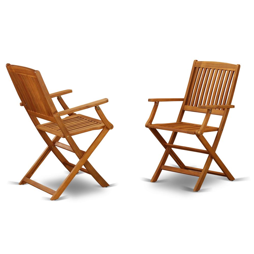 Wooden Patio Chair Natural Oil BCMCANA By East West Furniture | Outdoor Chairs | Modishstore