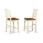 3 Pc Pub Table Set-Square Pub Table And 2 Counter Height Chairs By East West Furniture | Bar Stools & Table | Modishstore - 4