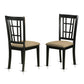 7 Pc Dining Set With A Dining Table And 6 Kitchen Chairs In Black By East West Furniture - Weni7-Bch-C | Dining Sets | Modishstore - 4