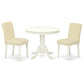 Dining Room Set Linen White ANAB3-LWH-64 By East West Furniture | Dining Sets | Modishstore - 2