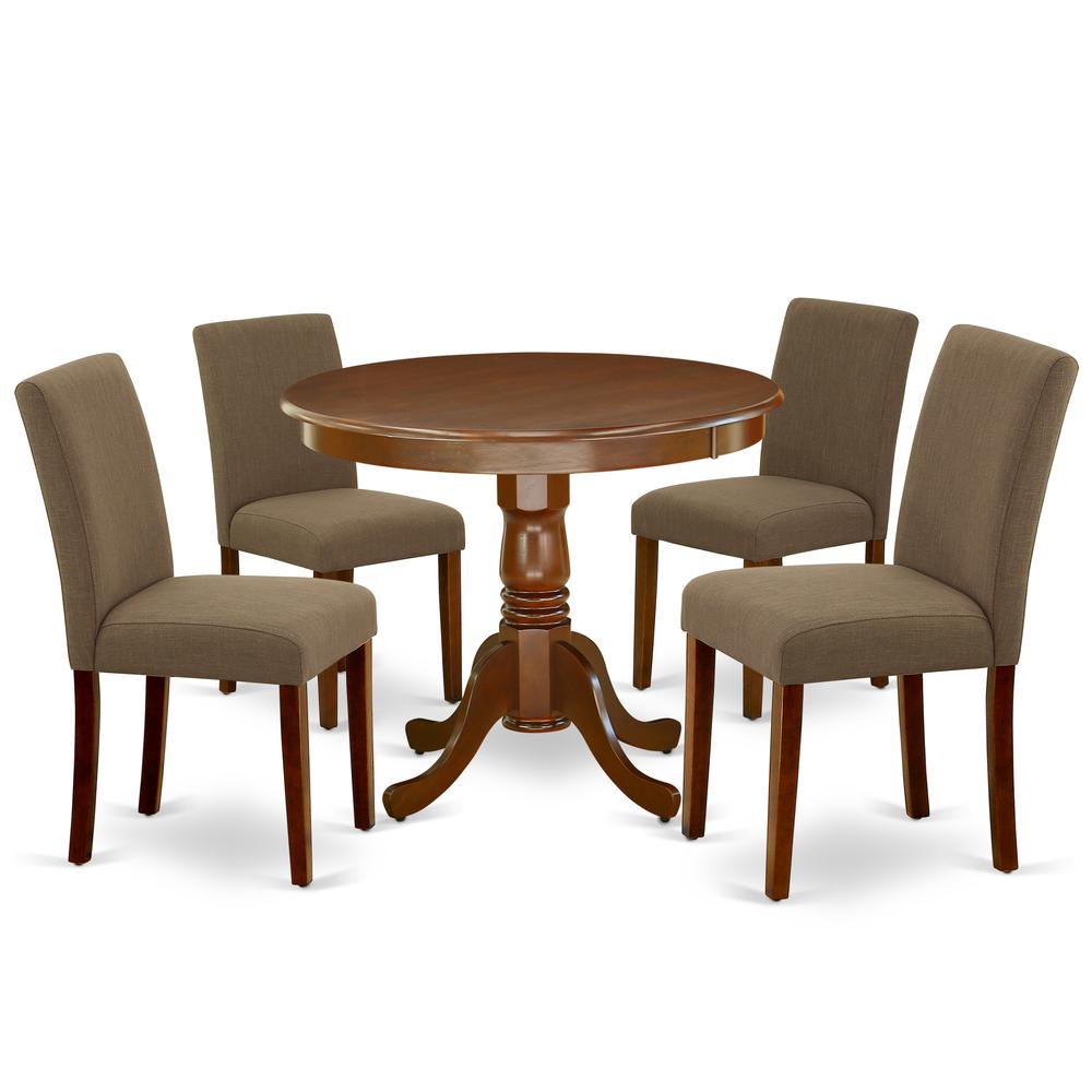 Dining Room Set Mahogany ANAB5-MAH-18 By East West Furniture | Dining Sets | Modishstore - 2
