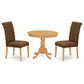 Dining Room Set Oak ANBR3-OAK-18 By East West Furniture | Dining Sets | Modishstore - 2