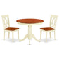 Dining Room Set Buttermilk & Cherry ANCL3-BMK-W By East West Furniture | Dining Sets | Modishstore - 2