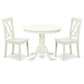 Dining Room Set Linen White ANCL3-LWH-W By East West Furniture | Dining Sets | Modishstore - 2