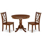 Dining Room Set Mahogany ANCL3-MAH-W By East West Furniture | Dining Sets | Modishstore - 2