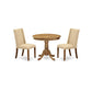 Dining Room Set Natural ANFL3 - ANA - 04 By East West Furniture | Dining Sets | Modishstore - 2