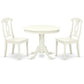 Dining Room Set Linen White ANKE3-LWH-W By East West Furniture | Dining Sets | Modishstore - 2