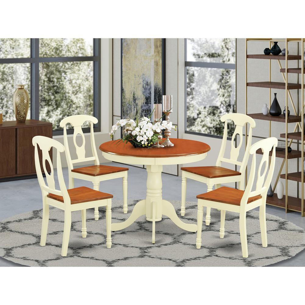 5 Pc Kitchen Dinette Set For 4-Kitchen Table And 4 Kitchen Dining Chairs By East West Furniture | Dining Sets | Modishstore