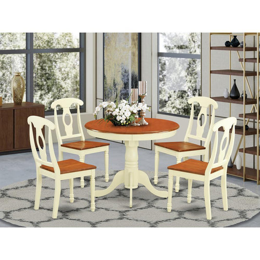5 Pc Kitchen Dinette Set For 4-Kitchen Table And 4 Kitchen Dining Chairs By East West Furniture | Dining Sets | Modishstore