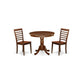 Dining Room Set Mahogany ANML3-MAH-W By East West Furniture | Dining Sets | Modishstore - 2