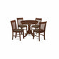Dining Room Set Mahogany ANNO5-MAH-C By East West Furniture | Dining Sets | Modishstore - 2