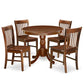 Dining Room Set Mahogany ANNO5-MAH-W By East West Furniture | Dining Sets | Modishstore - 2