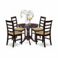 5 Pc Kitchen Table Set-Small Table Plus 4 Kitchen Chairs By East West Furniture | Dining Sets | Modishstore