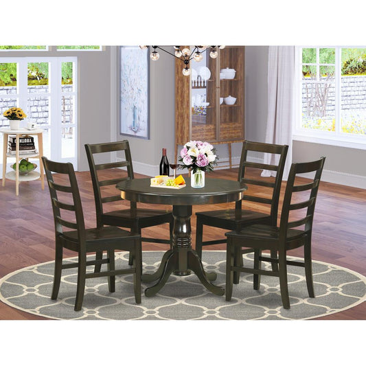 5 Pc Small Kitchen Table Set- Table Plus 4 Kitchen Dining Chairs By East West Furniture | Dining Sets | Modishstore