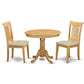Dining Room Set Oak ANPO3-OAK-C By East West Furniture | Dining Sets | Modishstore - 2