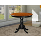 3 Pc Kitchen Table Set-Round Kitchen Table Plus 2 Dining Chairs By East West Furniture | Dining Sets | Modishstore - 3