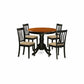 5 Pc Kitchen Table Set-Small Kitchen Table And 4 Kitchen Dining Chairs By East West Furniture | Dining Sets | Modishstore