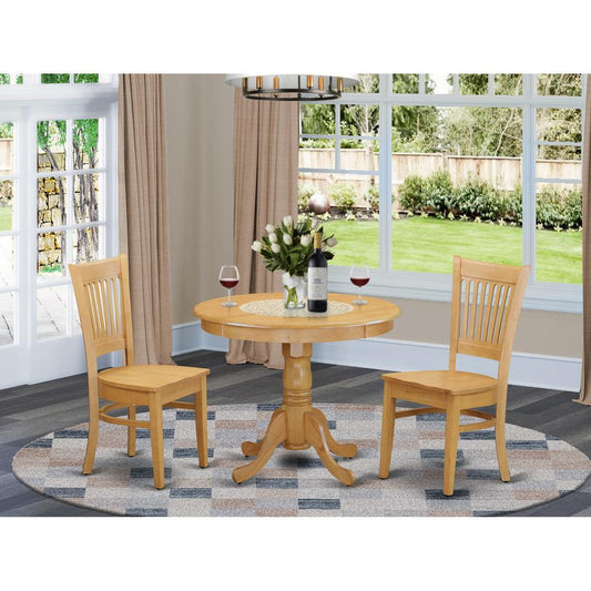 3 Pc Small Kitchen Table Set - Small Dining Table And 2 Kitchen Chair By East West Furniture | Dining Sets | Modishstore