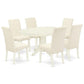 Dining Room Set Linen White AVBA7-LWH-01 By East West Furniture | Dining Sets | Modishstore - 2