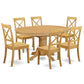 Dining Room Set Oak AVBO7-OAK-W By East West Furniture | Dining Sets | Modishstore - 2