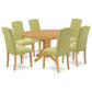 Dining Room Set Oak AVCE7-OAK-07 By East West Furniture | Dining Sets | Modishstore - 2