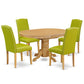 Dining Room Set Oak AVEN5-OAK-51 By East West Furniture | Dining Sets | Modishstore - 2
