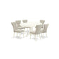 Dining Room Set Linen White AVGA7 - LWH - 35 By East West Furniture | Dining Sets | Modishstore - 2