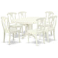 Dining Room Set Linen White AVKE7-LWH-W By East West Furniture | Dining Sets | Modishstore - 2