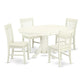 Dining Room Set Linen White AVNO5-LWH-W By East West Furniture | Dining Sets | Modishstore - 2