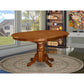Avon Oval Table With 18" Butterfly Leaf -Black And Cherry Finish. By East West Furniture | Dining Tables | Modishstore - 7