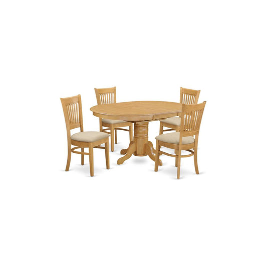 5 Pc Dining Set-Table And 4 Dinette Chairs. By East West Furniture | Dining Sets | Modishstore