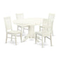 Dining Room Set Linen White AVWE5-LWH-W By East West Furniture | Dining Sets | Modishstore - 2