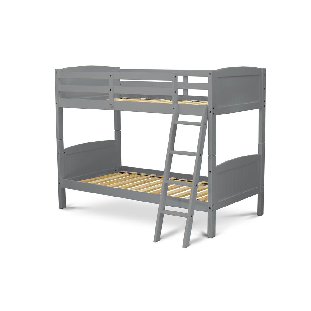 Youth Bunk Bed Gray AYB-06-T By East West Furniture | Beds | Modishstore - 2