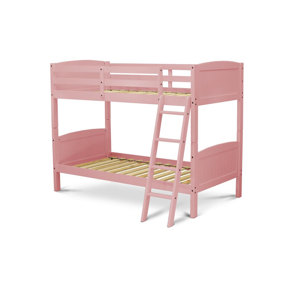 Youth Bunk Bed Pink AYB-07-T By East West Furniture | Beds | Modishstore - 2