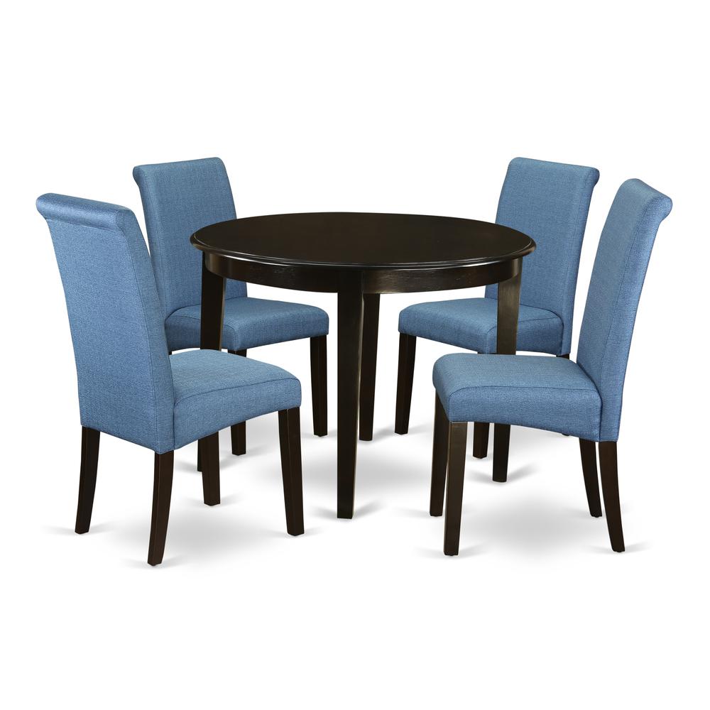 Dining Room Set Cappuccino BOBA5-CAP-21 By East West Furniture | Dining Sets | Modishstore - 2