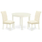 Dining Room Set Linen White BOBR3-WHI-02 By East West Furniture | Dining Sets | Modishstore - 2