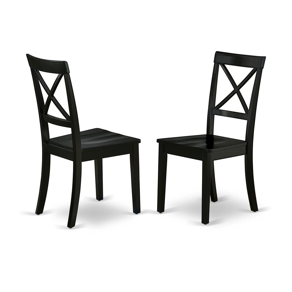 Dining Room Set Black LGBO5-BLK-W By East West Furniture | Dining Sets | Modishstore - 4