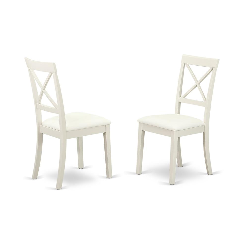 Dining Room Set Linen White MZBO3 - LWH - LC By East West Furniture | Dining Sets | Modishstore - 3