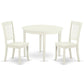 Dining Room Set Linen White BODA3-LWH-W By East West Furniture | Dining Sets | Modishstore - 2