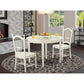 3 Pc Kitchen Nook Dining Set-Table And 2 Dining Chairs By East West Furniture | Dining Sets | Modishstore