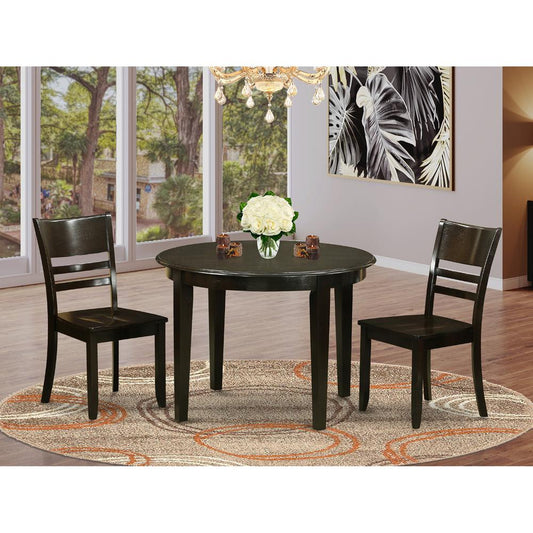 3 Pc Kitchen Table Set-Kitchen Table And 2 Kitchen Chairs By East West Furniture | Dining Sets | Modishstore