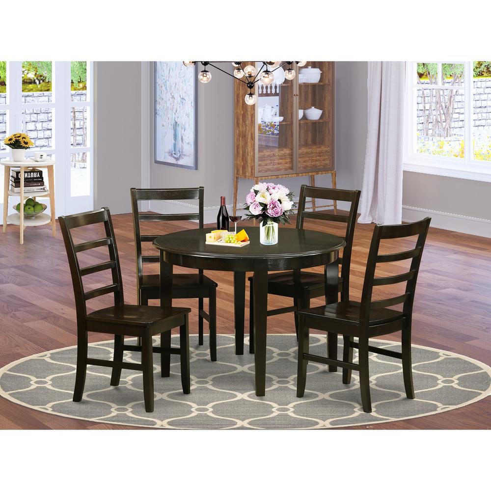 5 Pc Kitchen Table Set-Dining Table And 4 Dinette Chairs By East West Furniture | Dining Sets | Modishstore