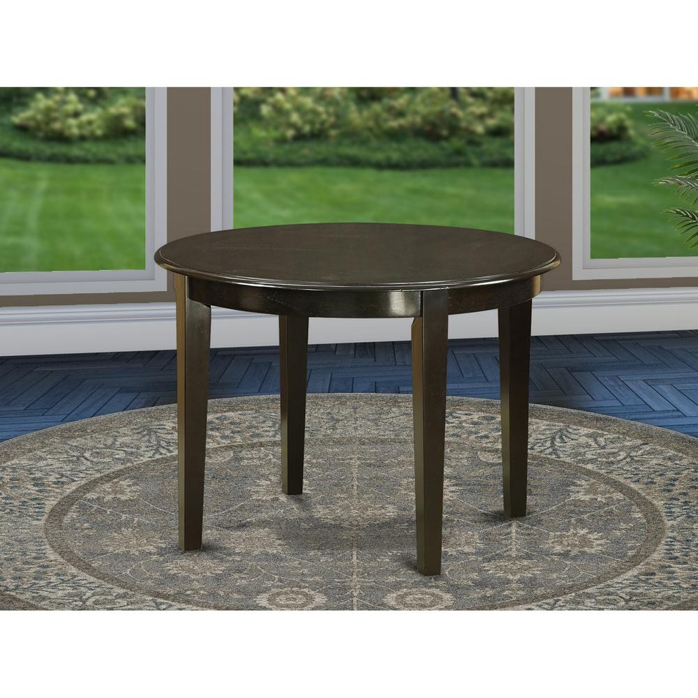 3 Pc Kitchen Table Set-Small Round Table And 2 Kitchen Chairs By East West Furniture | Dining Sets | Modishstore - 3