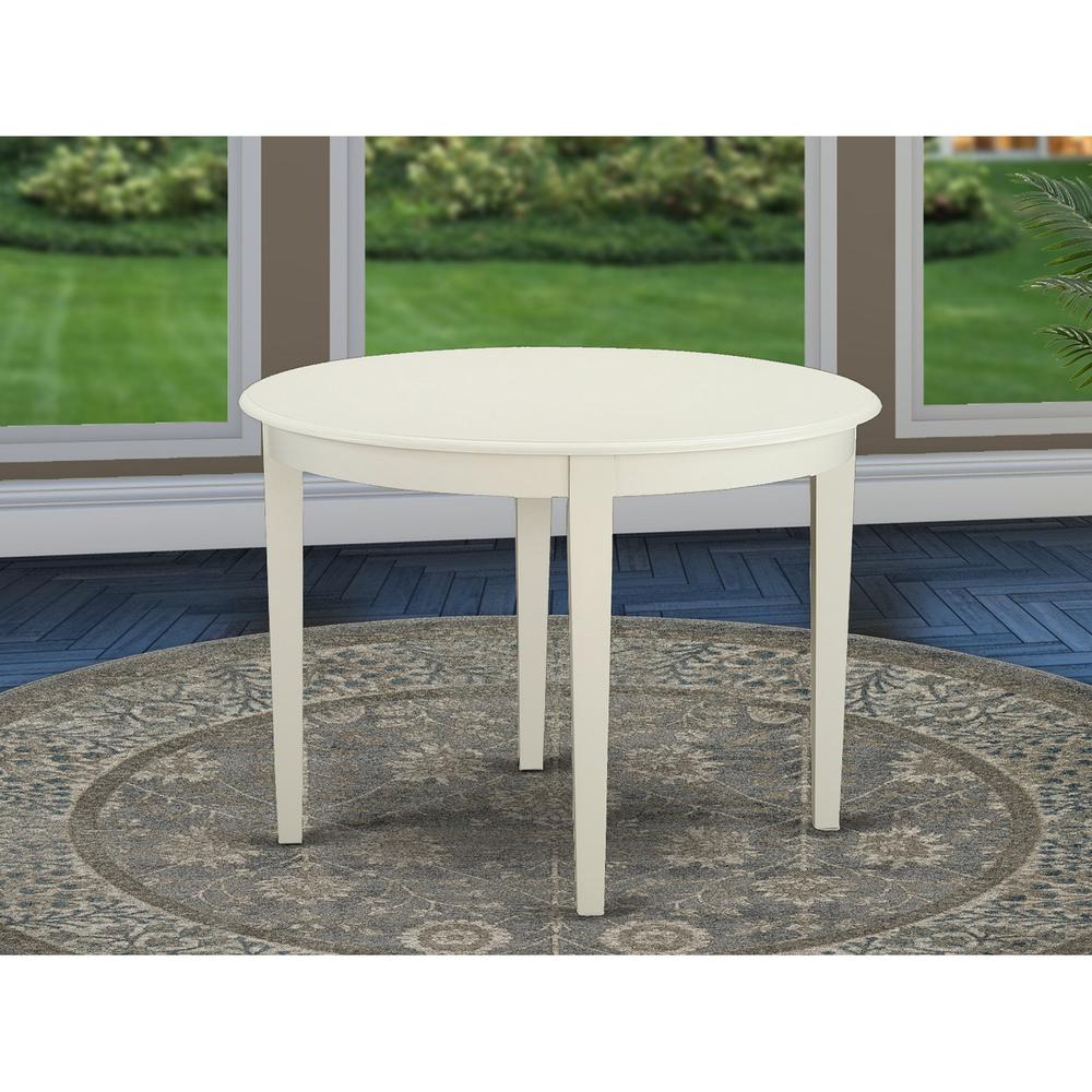 Boston Table 42" Round With 4 Tapered Legs By East West Furniture | Dining Tables | Modishstore - 4