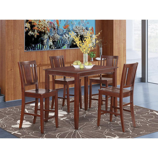 5 Pc Counter Height Table Set-High Top Table And 4 Kitchen Counter Chairs By East West Furniture | Dining Sets | Modishstore