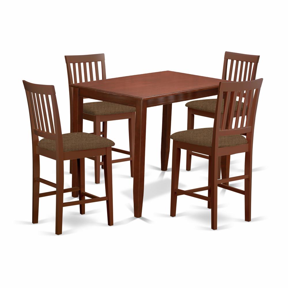5 Pc Pub Table Set-Pub Table And 4 Counter Chairs. By East West Furniture | Dining Sets | Modishstore